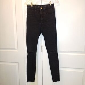 Zara Black Skinny Jeans Size 6
